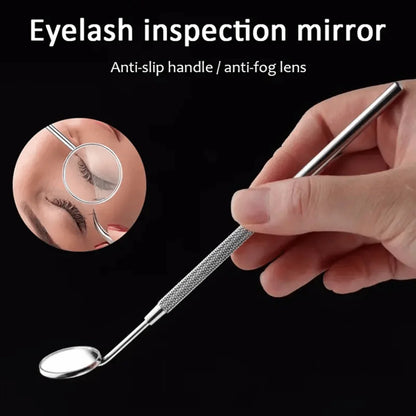 Multi Functional Stainless Steel Eyelash and Oral Care Mirror, Perfect for Eyelash, Personal Care Examination, and Pet Grooming