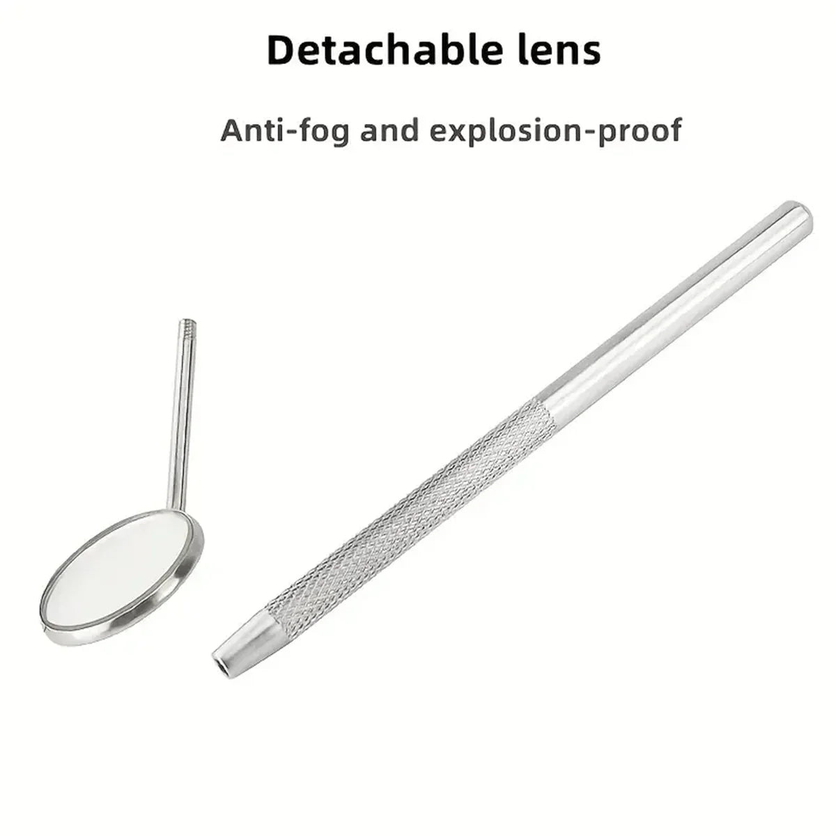 Multi Functional Stainless Steel Eyelash and Oral Care Mirror, Perfect for Eyelash, Personal Care Examination, and Pet Grooming