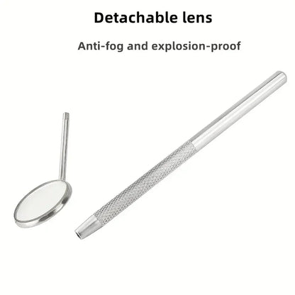 Multi Functional Stainless Steel Eyelash and Oral Care Mirror, Perfect for Eyelash, Personal Care Examination, and Pet Grooming