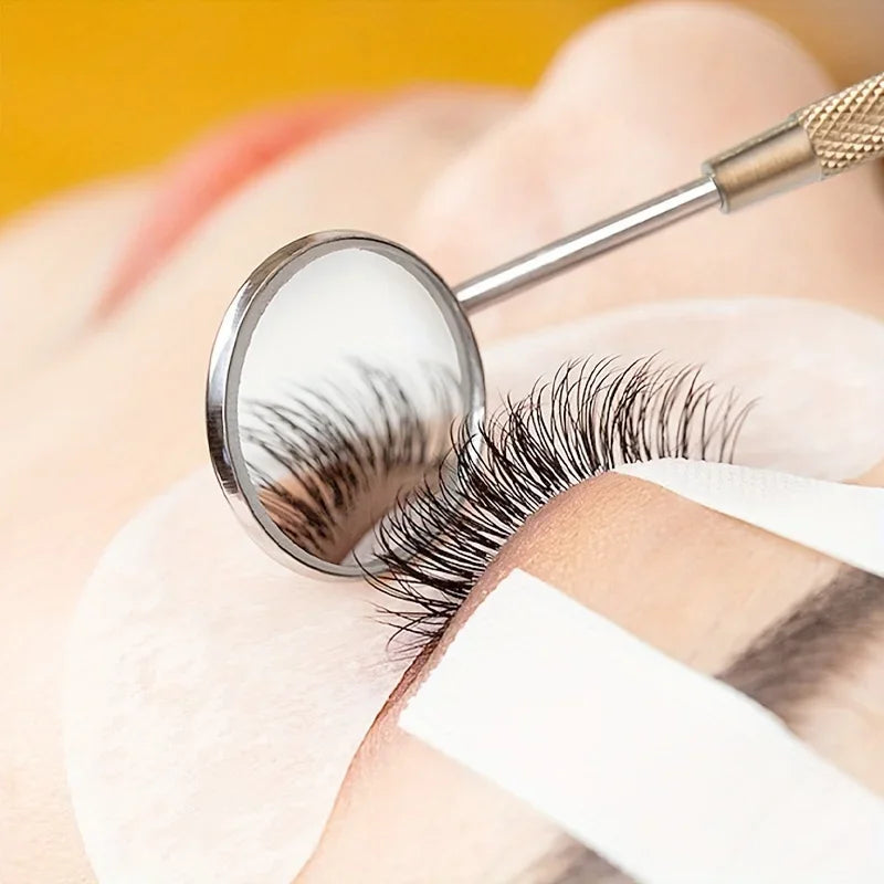 Multi Functional Stainless Steel Eyelash and Oral Care Mirror, Perfect for Eyelash, Personal Care Examination, and Pet Grooming